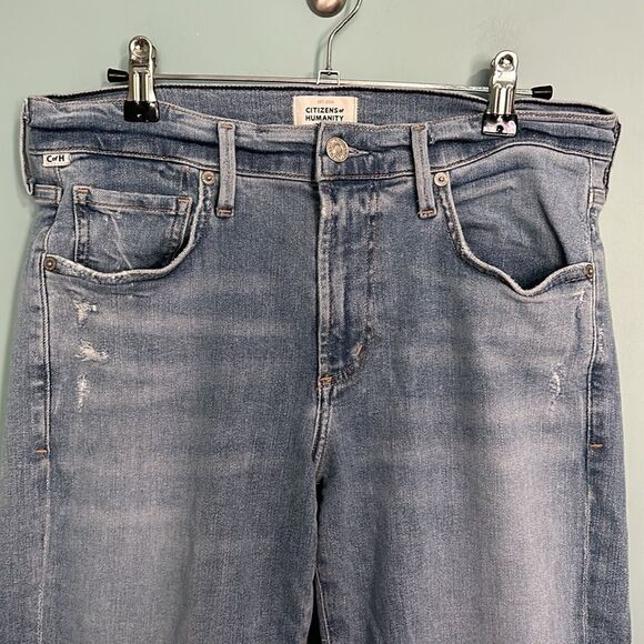 Citizens of Humanity Ella Mid Rise Slim Crop Jeans - Picture 5 of 13